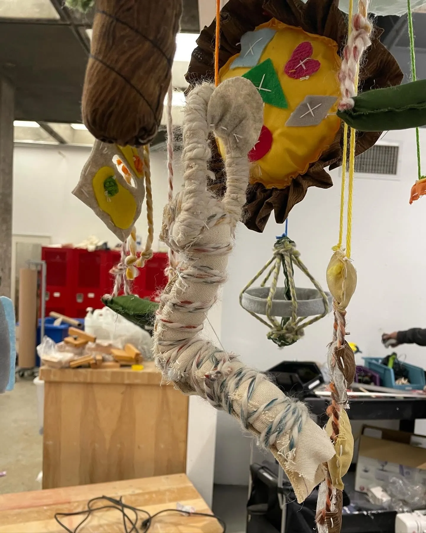 Playground (2024) by Yoon Lee, Cotton, Felt, and String — image 6 of 7
