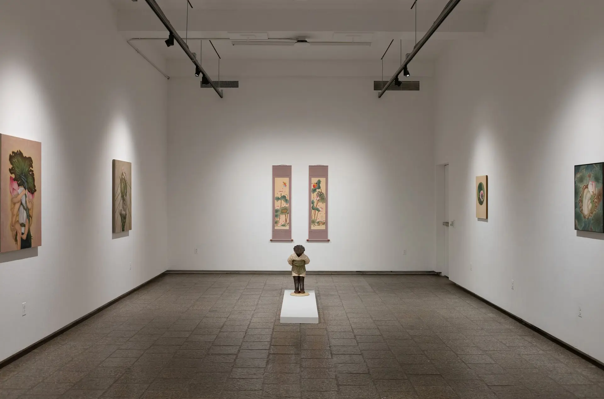 Installation view of From Mud to Bloom, Yoon Lee, 2025