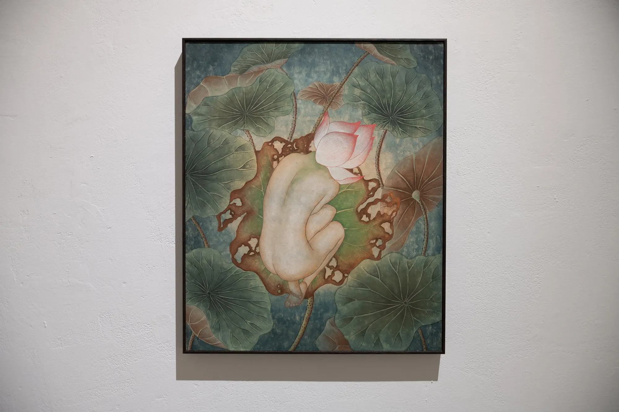 Last Bloom (2025) by Yoon Lee, Korean Pigment on Korean Mulberry Paper — image 1 of 5