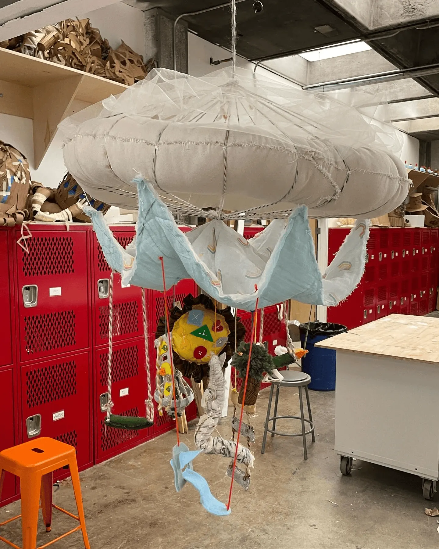 Playground (2024) by Yoon Lee, Cotton, Felt, and String — image 2 of 7