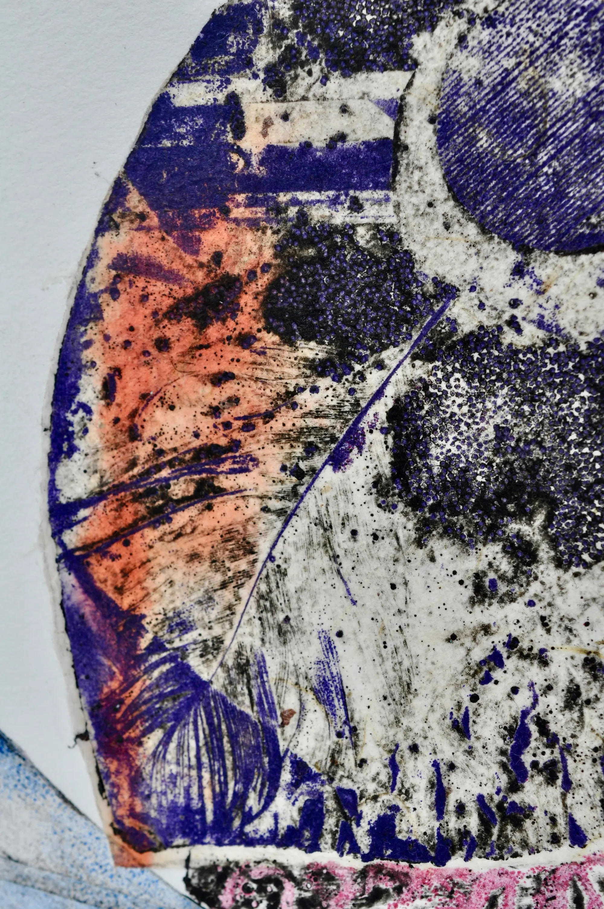 Breakaway (2023) by Yoon Lee, Collagraph on Rives BFK paper. Chine-colle. — image 7 of 7