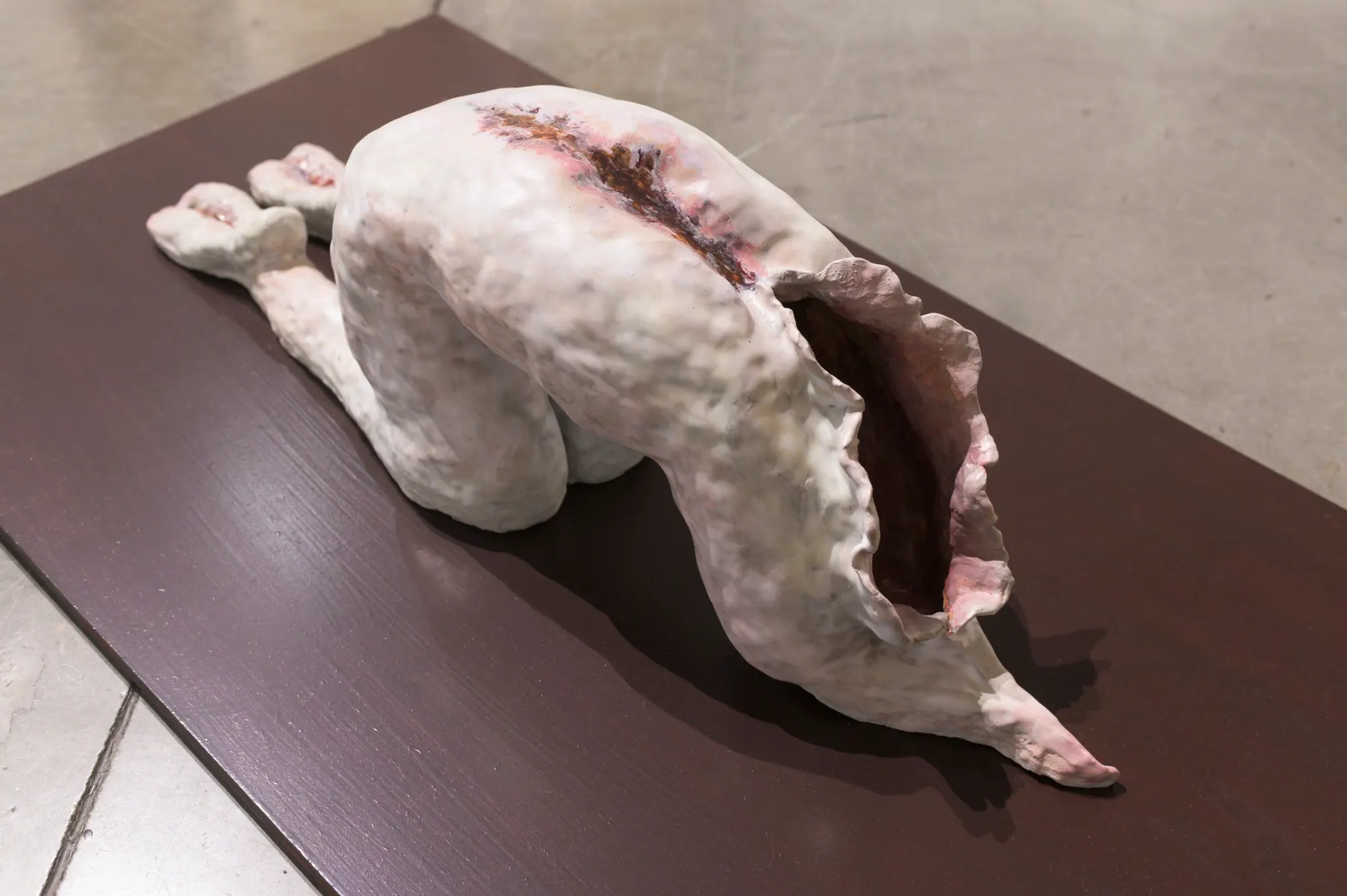 What Carries Behind (2026) by Yoon Lee, Acrylic on canvas, wood, and ceramic — image 4 of 6