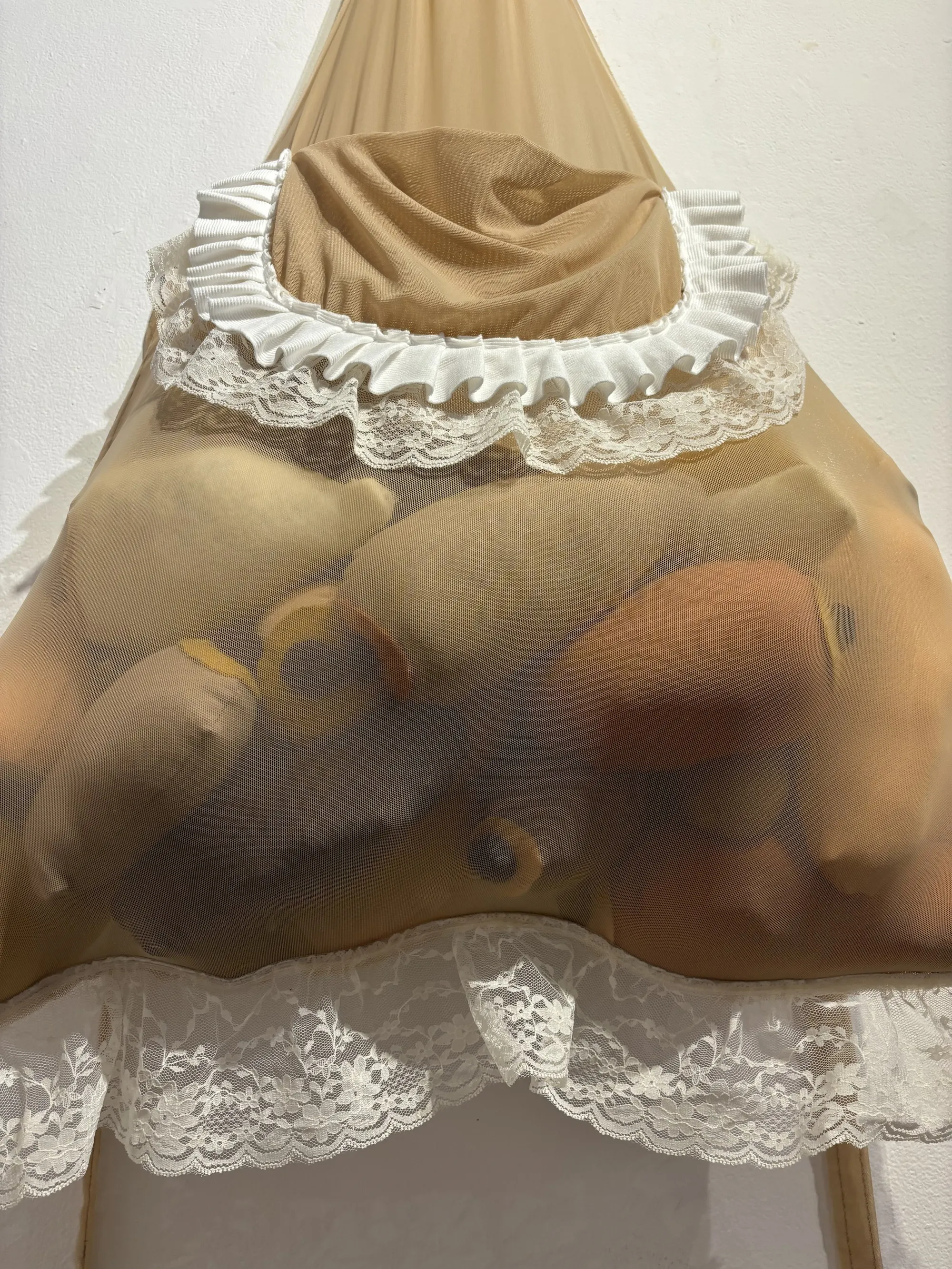 Burden (2025) by Yoon Lee, Felt, Wool, Stockings, and Strings — image 2 of 5