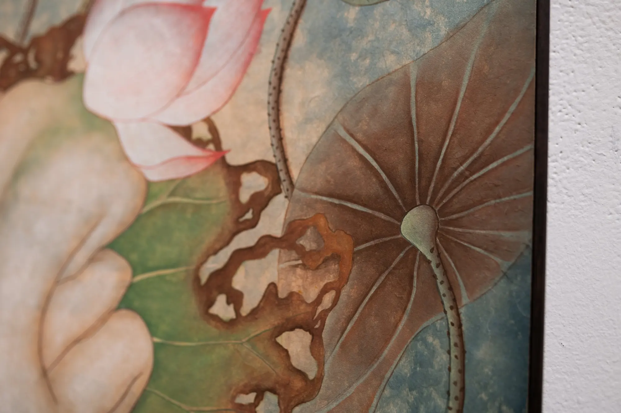 Last Bloom (2025) by Yoon Lee, Korean Pigment on Korean Mulberry Paper — image 4 of 5