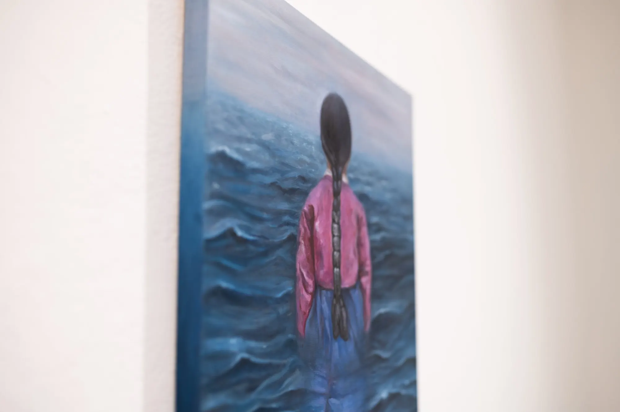 Blue Tears, 2025, Oil on Wood, 16 x 20 in — view 5 of 6