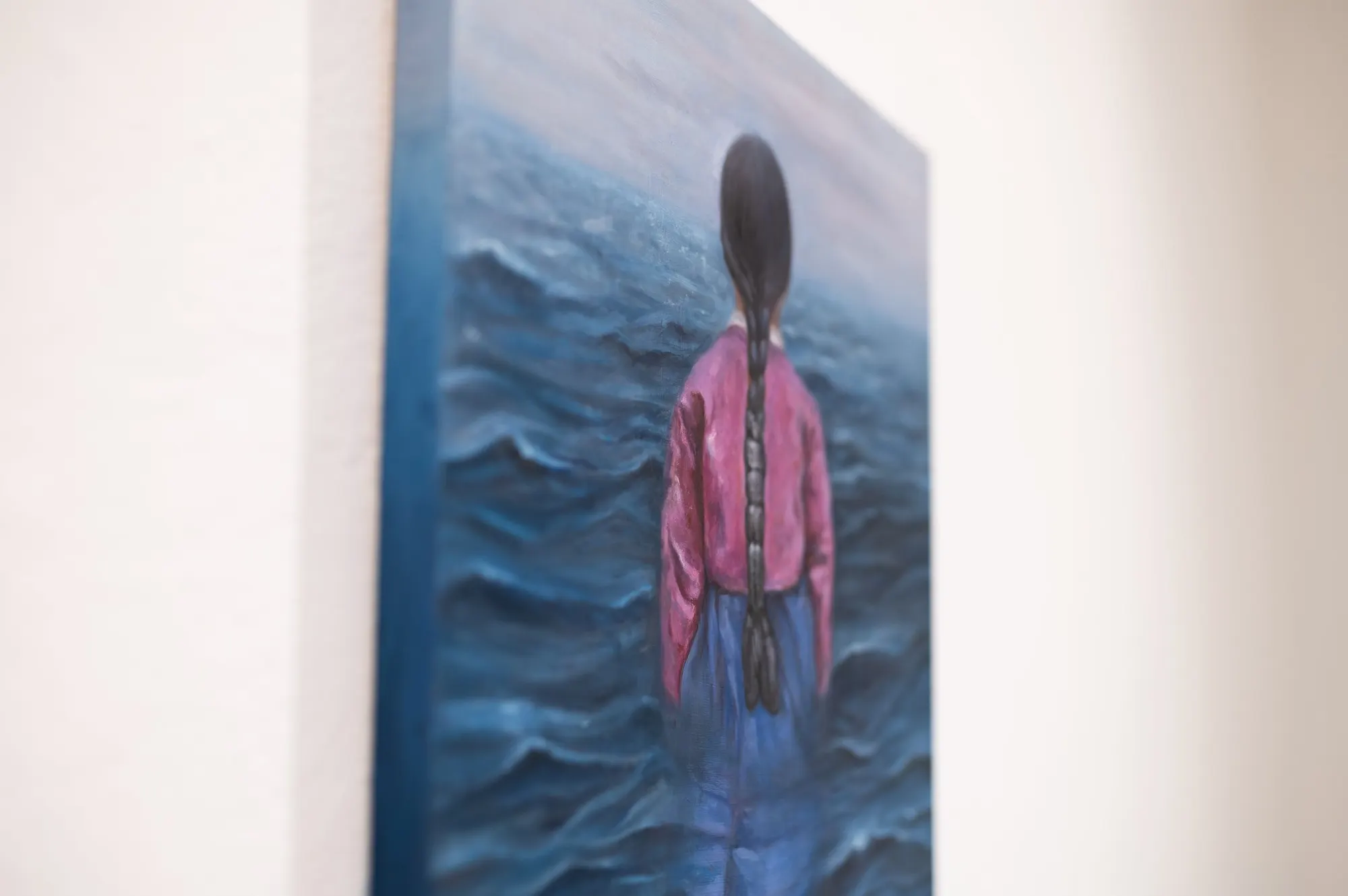Blue Tears (2025) by Yoon Lee, Oil on Wood — image 5 of 6