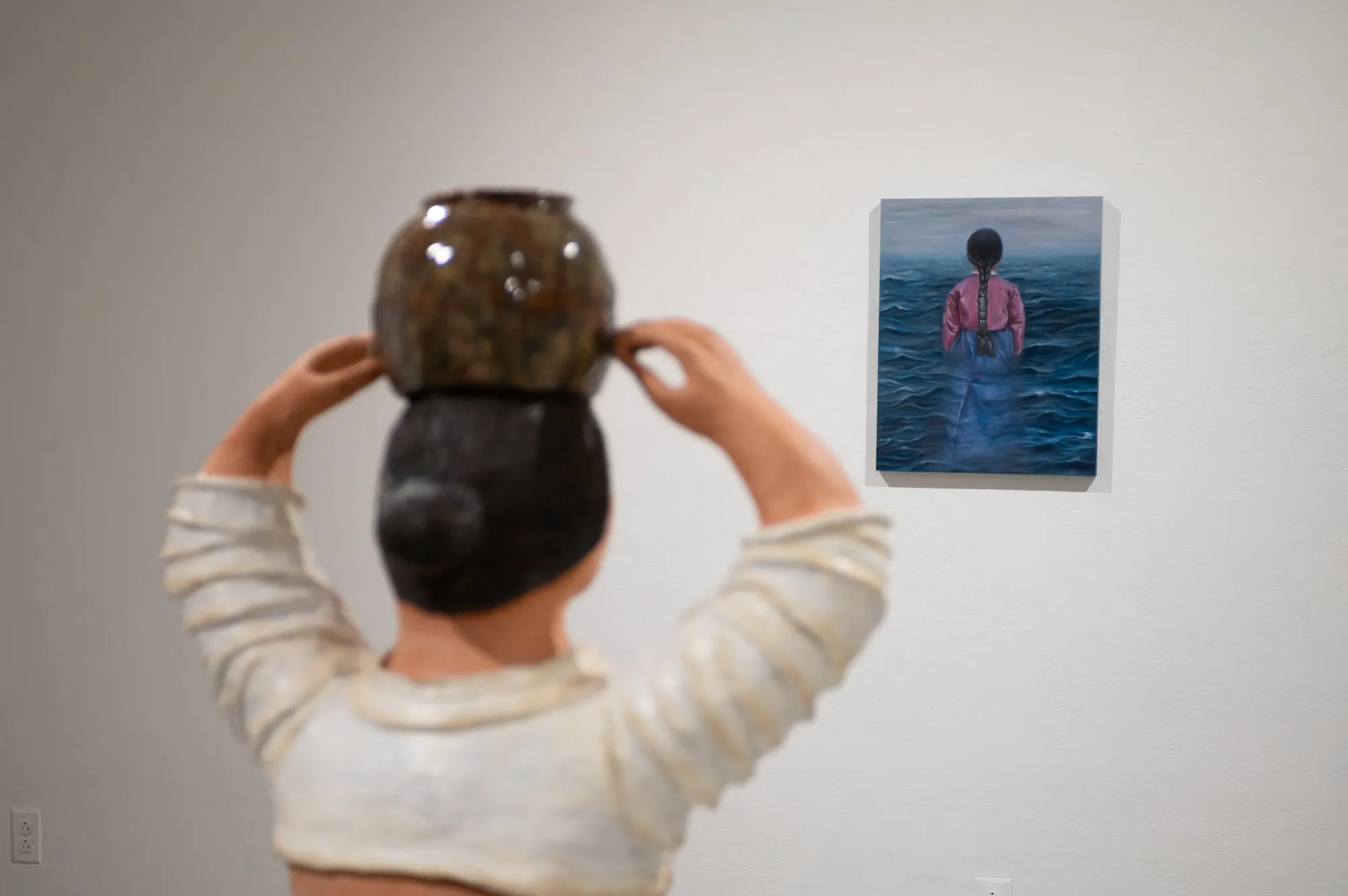 Blue Tears (2025) by Yoon Lee, Oil on Wood — image 6 of 6