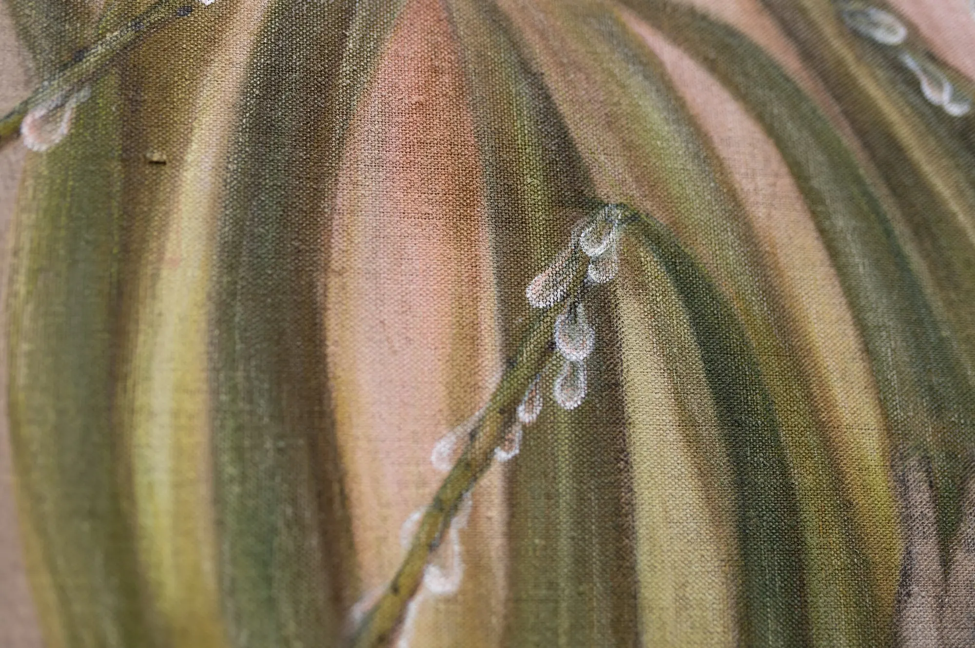 Untitled (2025) by Yoon Lee, Acrylics, Charcoal, and Color Pencils on Linen — image 4 of 5