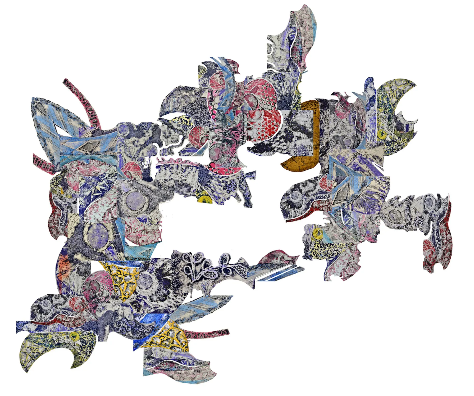 Breakaway (2023) by Yoon Lee, Collagraph on Rives BFK paper. Chine-colle. — image 3 of 7