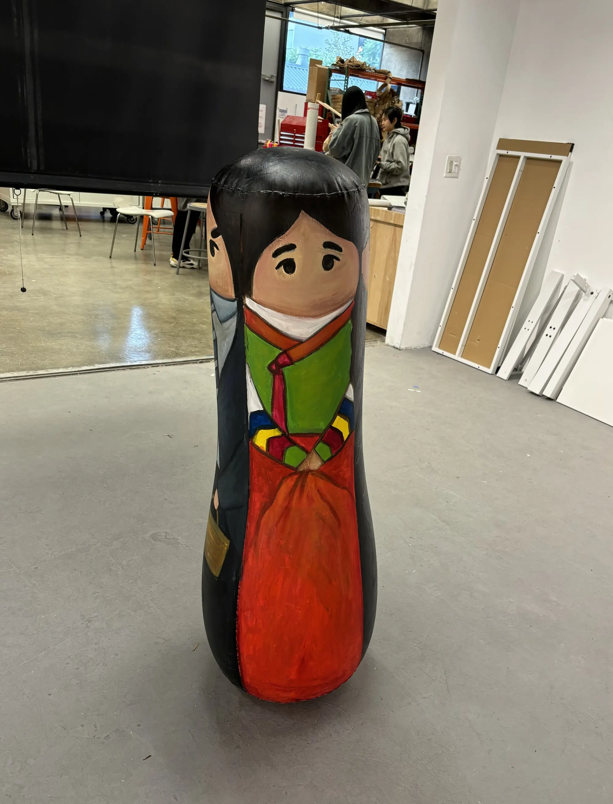 Persona (2024) by Yoon Lee, Acrylics on a Punching Bag — image 2 of 4